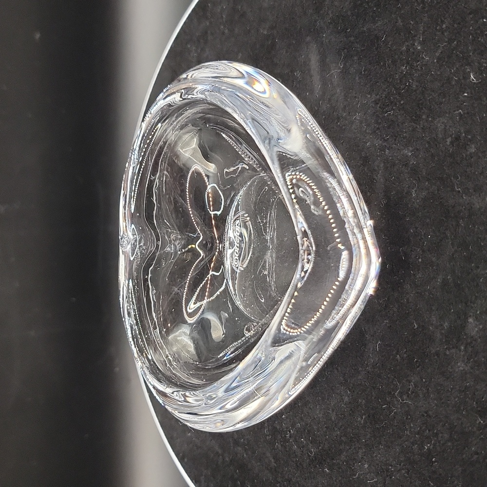 Vintage Orrefors Heart Shaped Dish